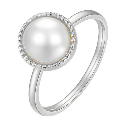 Josephine Pearl Ring – Silver