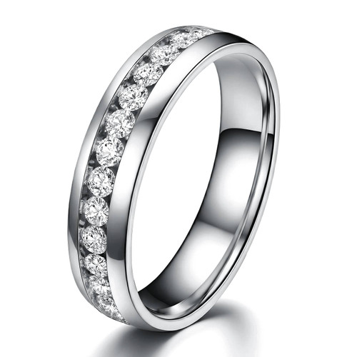 Iris Crystal Ring – Silver