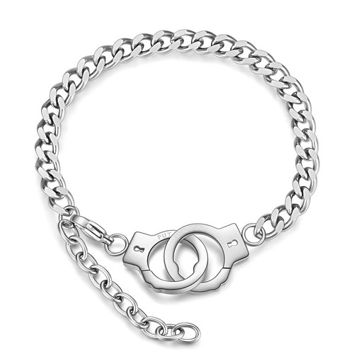 Quinn Wide Chain Bracelet – Silver