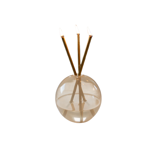 Everlasting Candle Co Neva Signature Set - Pampas Vase & Champagne Candle Sticks
