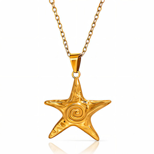 Luna Starfish Necklace – Gold