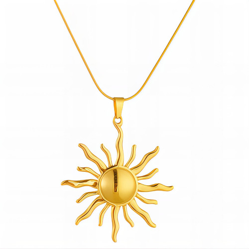 Clara Sun Necklace – Gold