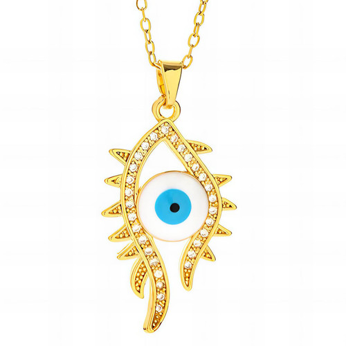 Esme Evil Eye Necklace – Gold