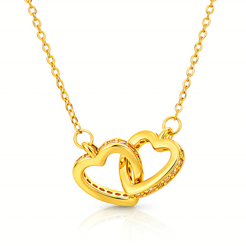 Lucienne Heart Necklace – Gold