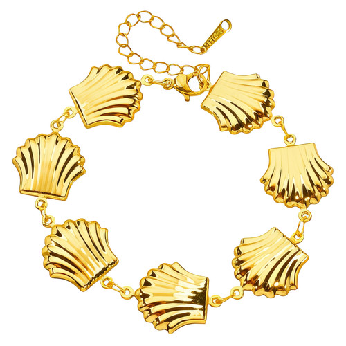 Kaia Seashell Bracelet – Gold