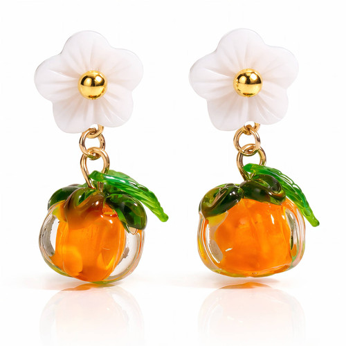 Violette Flower Earrings – Ceramic