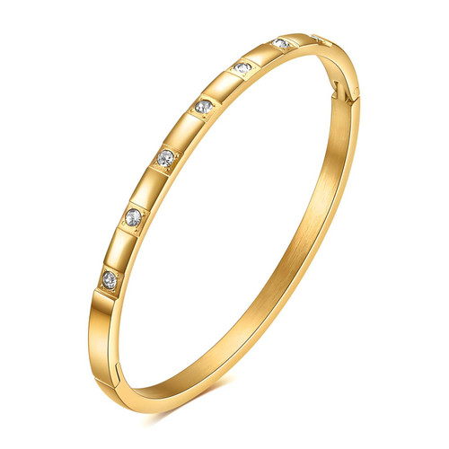 Jolie Crystal Bracelet – Gold