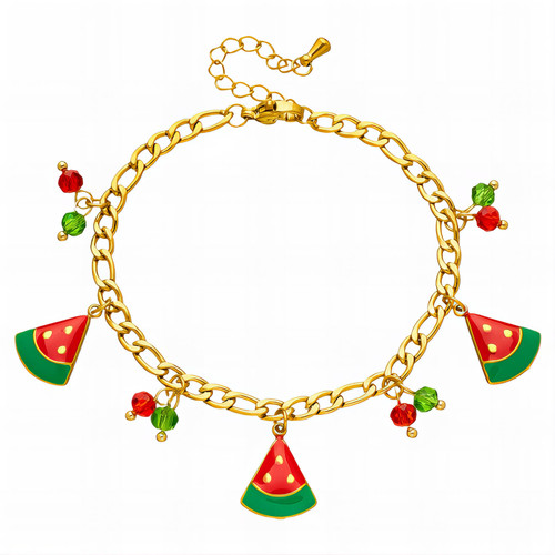 Skye Watermelon Bracelet – Gold