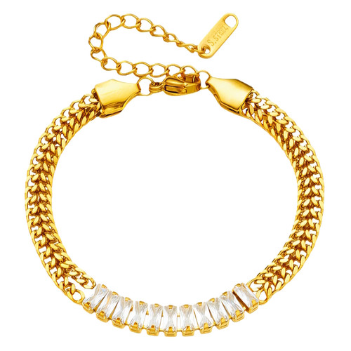 Maren Crystal Bracelet – Gold