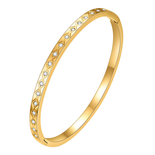 Bianca Crystal Bracelet – Gold