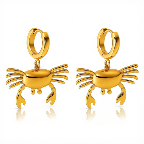 Dara Crab Earrings – Gold