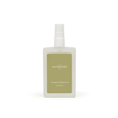 Hutwoods Lemongrass & Tahitian Lime Room Mist 100mL - The Gift Company