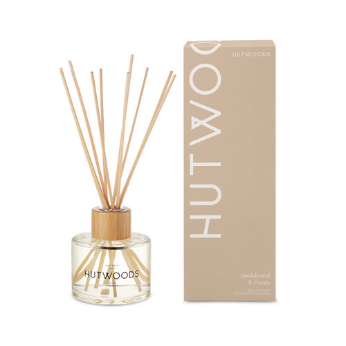 Hutwoods Sandalwood & Freesia Reed Diffuser 200mL - The Gift Company