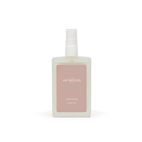 Hutwoods Lychee & Peony Room Mist 100mL - The Gift Company