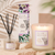 Reed Diffuser - Palm Beach - Palm Beach Violet Leaves & Santal 50mL Mini Fragrance Diffuser - The Gift Company