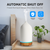Automatic Small Humidifier with Timing, Colorful Lights & Essential Oil Compatibility