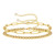 Sienna Double Chain Bracelet – Gold
