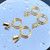 Estelle Statement Hoop Earrings – Gold