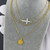 Zadie Cross Necklace – Gold