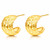 Olive Statement Stud Earrings – Gold