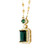 Yvette Crystal Pendant Necklace – Gold