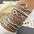 Faye Bangle Bracelet – Silver