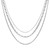 Violet Layered Necklace – Silver