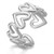 Lena Heart Ring – Silver