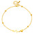 Ines Heart Anklet – Gold
