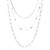Allegra Layered Chain Necklace – Silver
