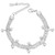 Saffron Wide Chain Bracelet – Silver