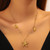 Talia Starfish & Seashell Necklace – Gold