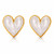 Flora Heart Earrings – Gold