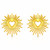 Mireya Heart Earrings – Gold
