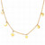 Selene Crescent & Star Necklace – Gold
