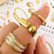 Sienna Heart Ring – Gold