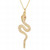 Cassia Snake Necklace – Gold
