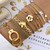 Fleur Flower Bracelet – Gold