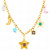 Talia Crescent Star Necklace – Pearl