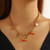 Valentina Cherry Necklace – Enamel