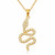 Aria Snake Necklace – Gold