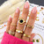 Bria Crystal Ring – Gold