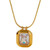 Pia Crystal Necklace – Gold