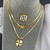 Pia Crystal Necklace – Gold