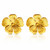 Yvette Flower Earrings – Gold