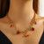Rosalie Strawberry Necklace – Gold