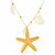 Dahlia Starfish Necklace – Gold