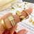 Mabel Band Ring – Gold