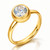 Yara Crystal Ring – Gold