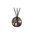 Everlasting Candle Co Neva Signature Set - Storm Vase & Black Candle Sticks